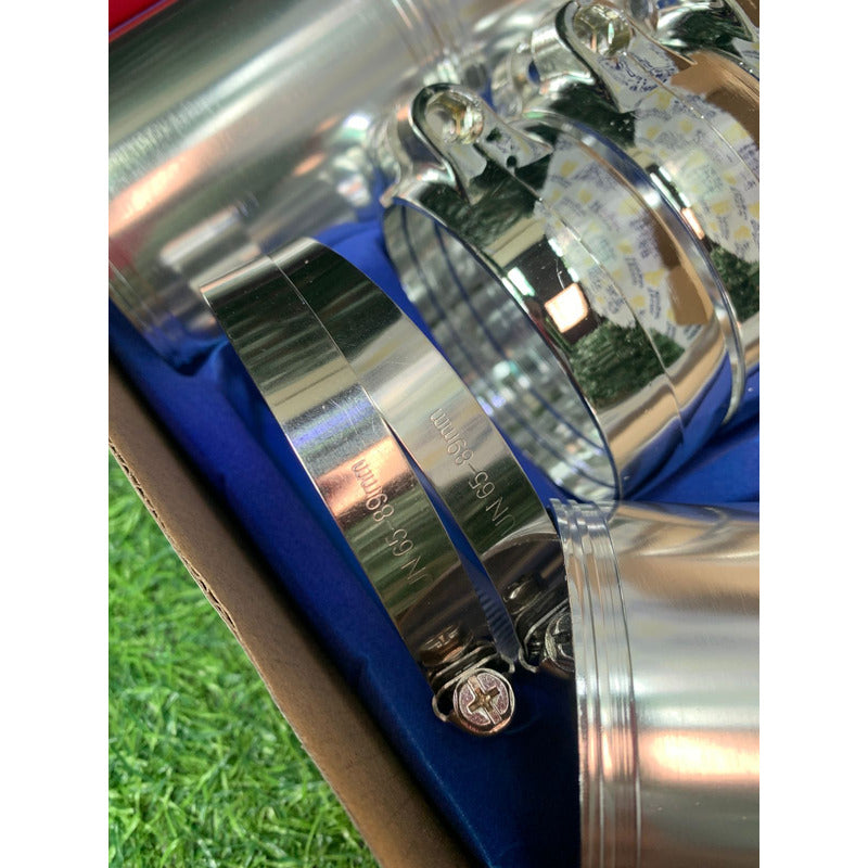 Kit Inducción Intake Admisión Universal Aluminio 77mm 3pulga