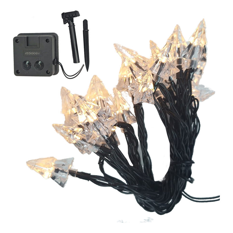 Guirnalda Luces Solares Navidad 10 Metros 100 Led Multicolor