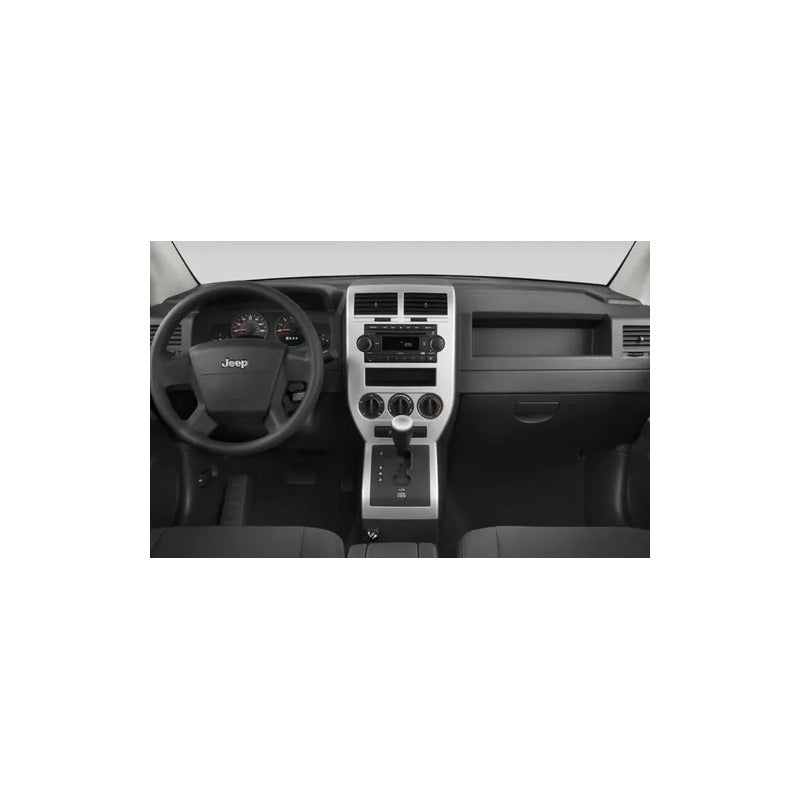 Bisel Adaptador Radio 10 Pulgadas Jeep Compass Año 2007-2009 Plomo