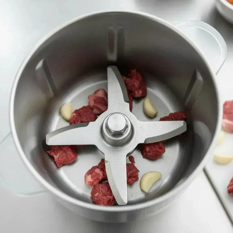 Picadora De Carne Verduras Acero Inoxidable Potente Resisten