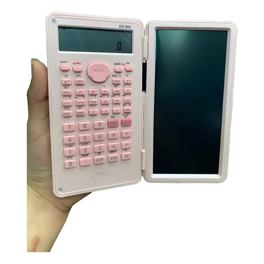 Calculadora Científica Con Tableta Inteligente 240 Funciones Rosado