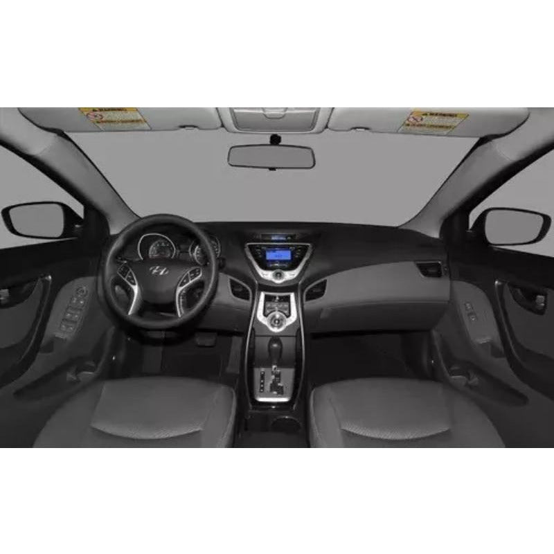 Adaptador Estéreo 2 Din Hyundai Elantra 9  Plástico Negro Negro