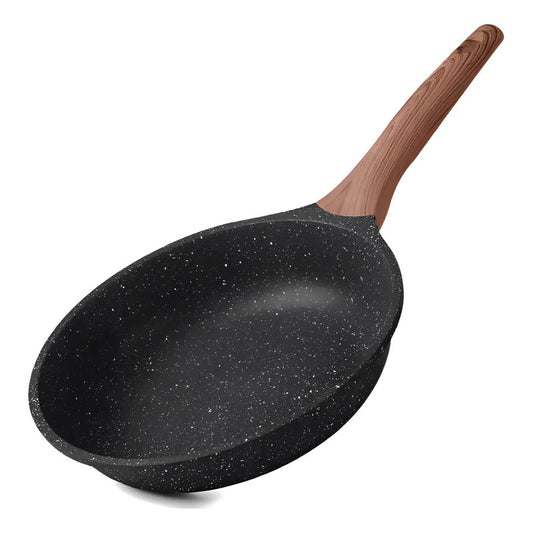 Sartén Hyllis Redonda De Cerámica Antiadherente Negra De 24 Cm Negro