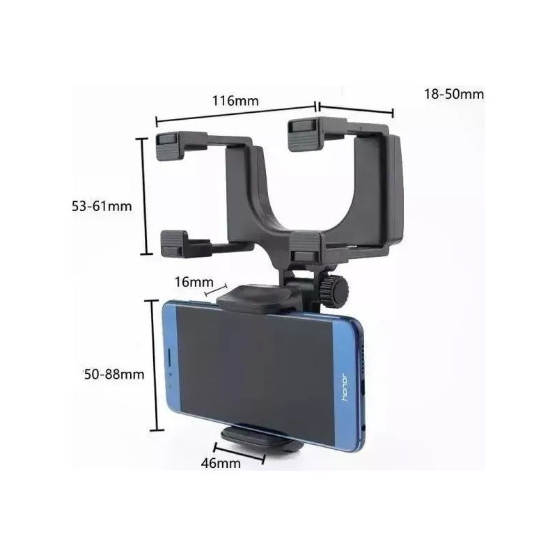 Soporte Para Telefono Celular Auto Carro Base Negro