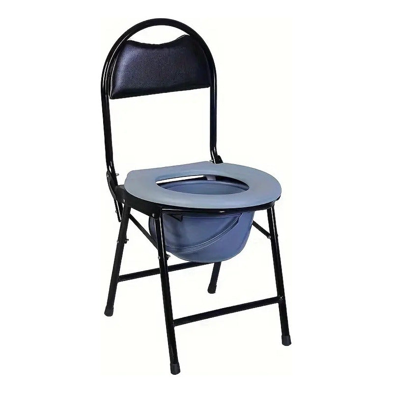 Silla Para Baño Wc Ducha Plegable Con Respaldo
