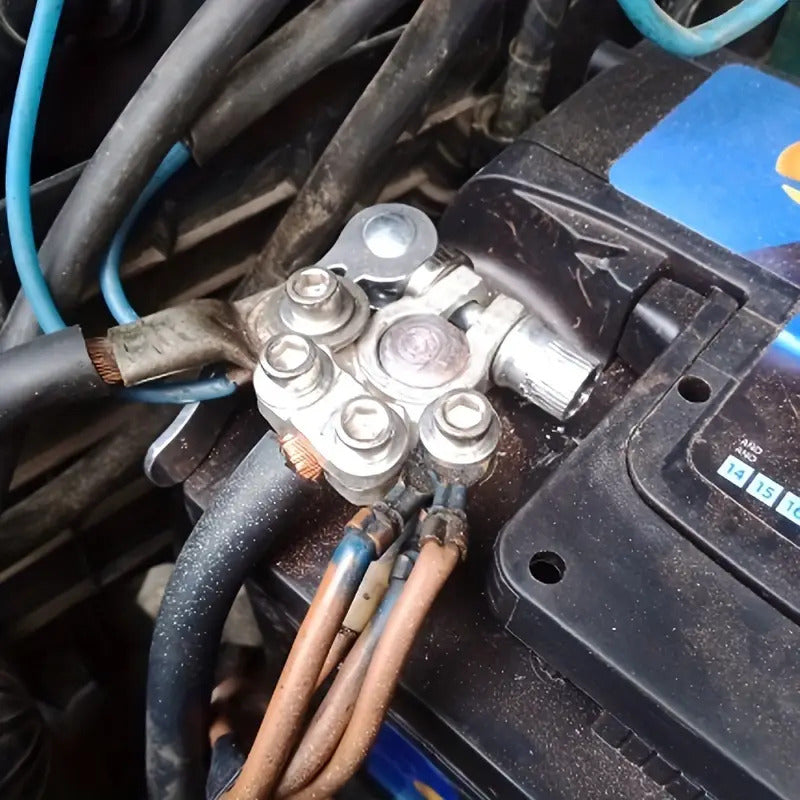 1 Par Bornes Batería Auto Terminal Desconexión Rápida