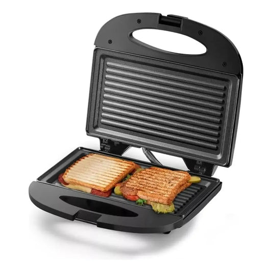 Tostador Sandwichera Grill Para Pan Carne 2 En 1 P Negro