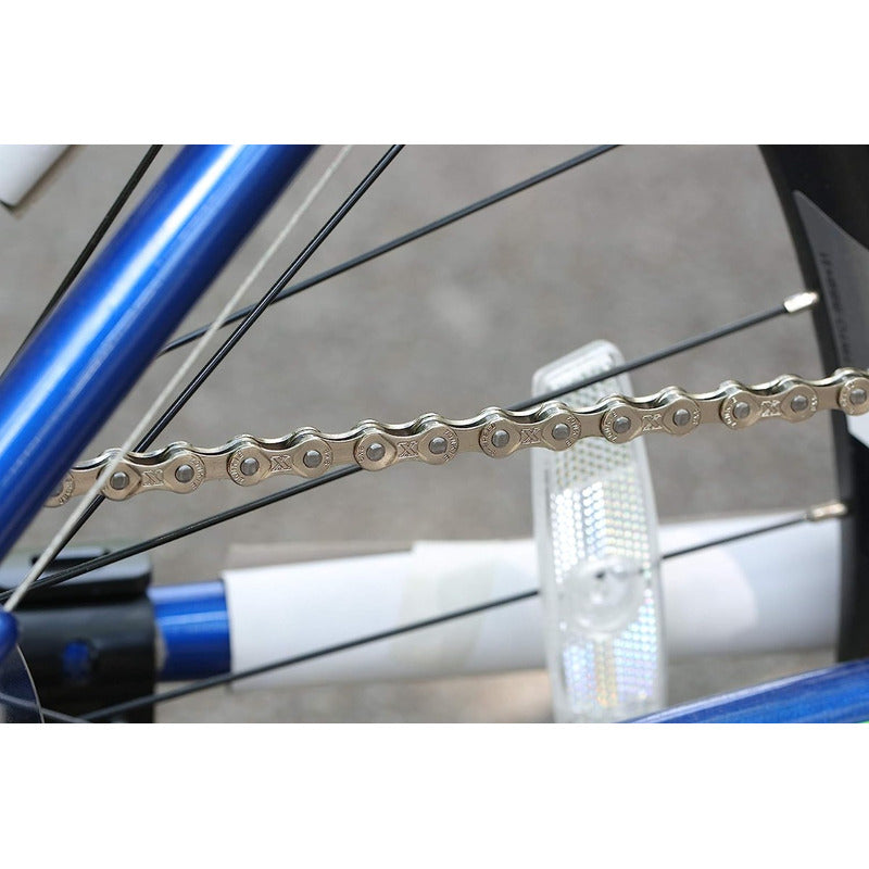 Cadena Para Bicicleta De 8 Velocidades Con 116 Links Acero
