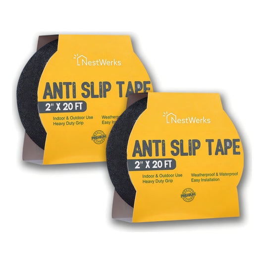 Cinta Antideslizante Rollo De Cinta De Agarre Resistente Y Cinta Antideslizante De Alta Tracción Para Escaleras Y Escalones Al Aire Libre E Interior. Fácil De Aplicar, Cinta Antideslizante De