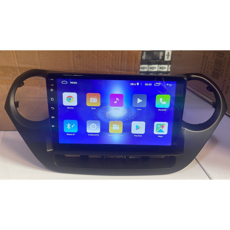Adaptador Bisel Radio Hyundai I10 2014 Up 9 Pulgadas Negro