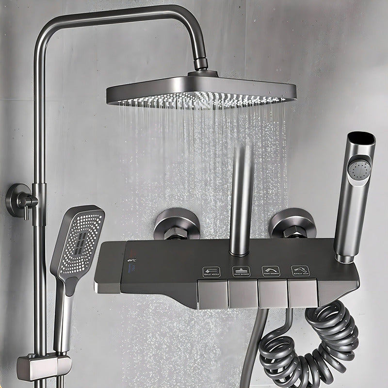 Columna De Ducha Moderna 4 Funciones Llave Tipo Piano Bidet