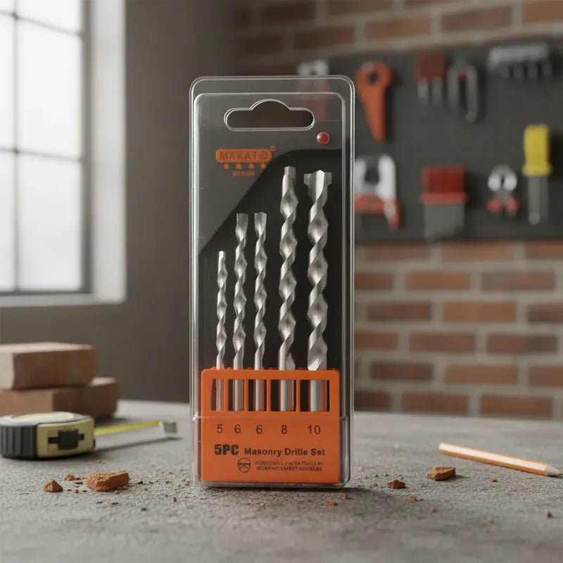Set 10 Pcs Brocas Para Concreto Taladro Rotomartillo