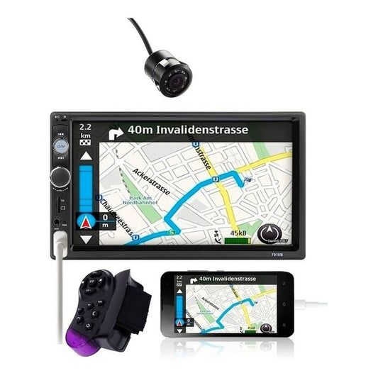 Radio 2 Din Con Mirrolink, Mando Al Volante,camara, Envio Gr