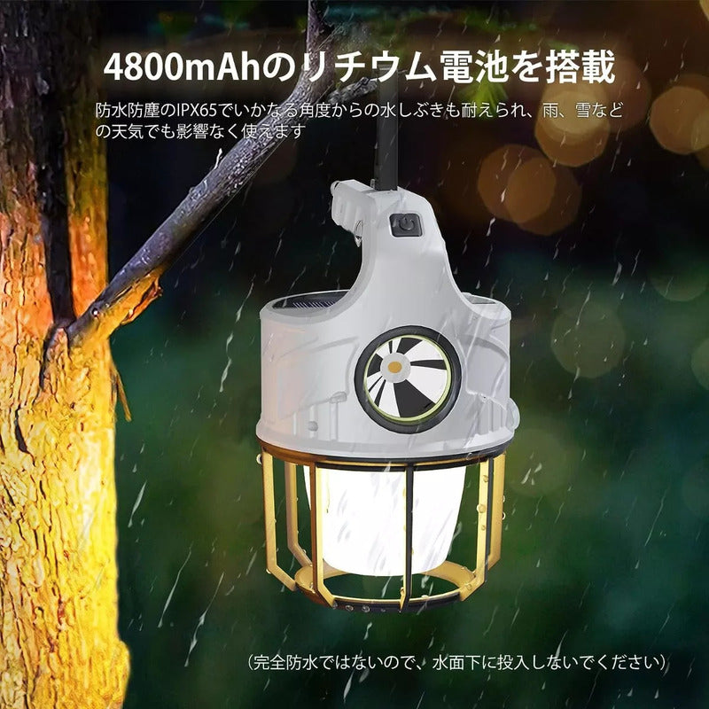 Lámparas De Mano Farol Solar Luz Recargable Patio Colgante Negro