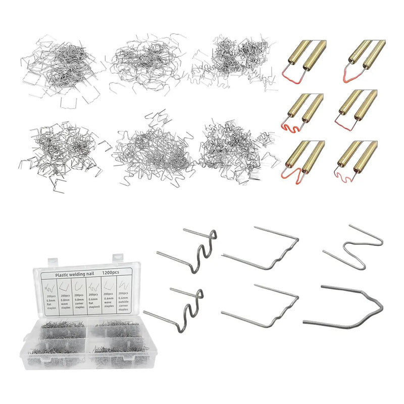 Kit 1200 Unidades Grapas Para Soldadora Reparacion Plasticos