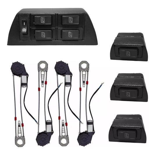 Kit Instalacion Alzavidrios Eléctricos 12v Universal 4puerta