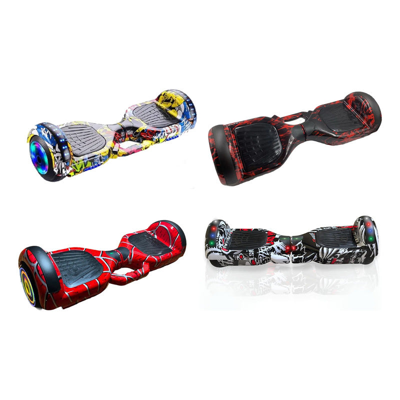 Hoverboard Smart Balance Con Casco Batería Bluetooth Y Luces