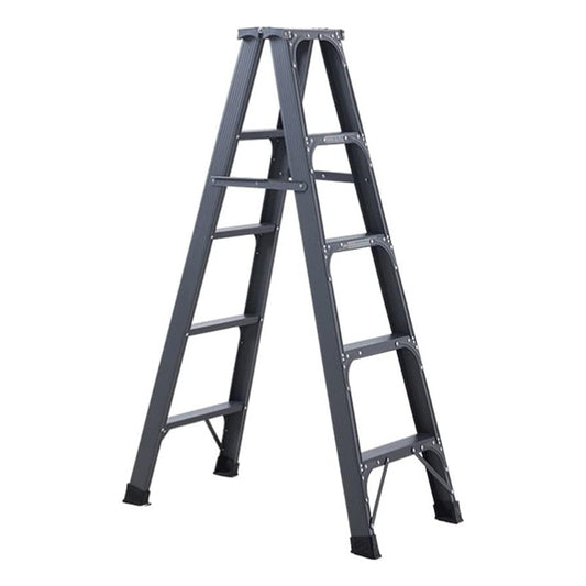 Escalera Plegable Reforzada Metálica 5 Peldaños