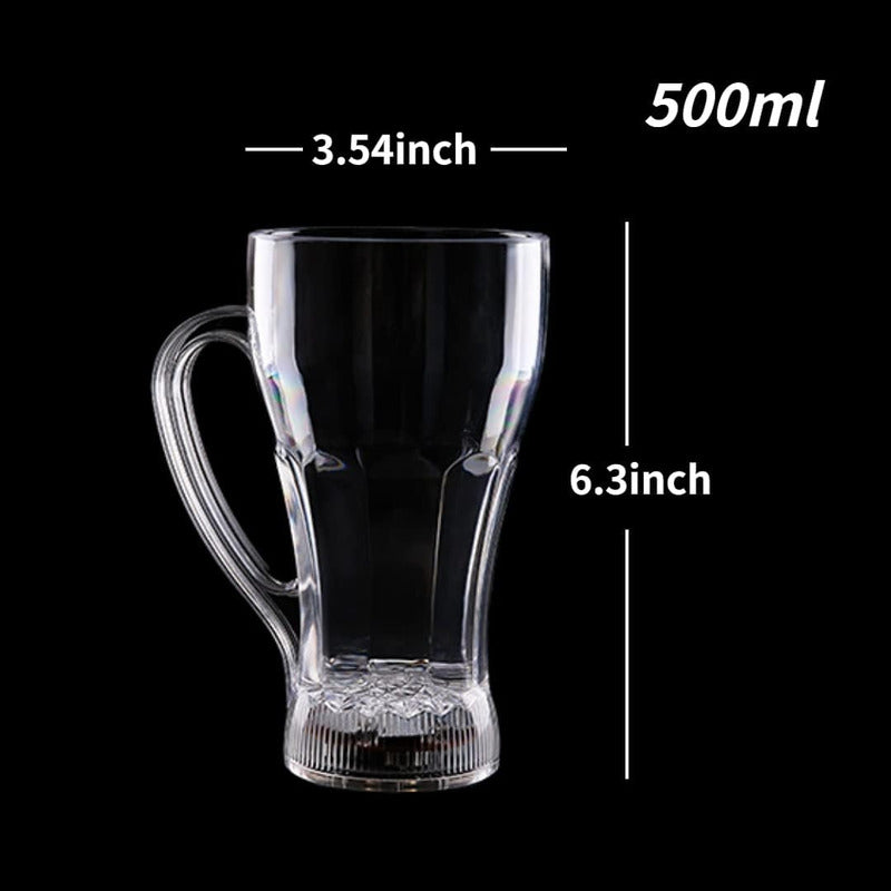 Vaso Luminosos Led Tazón Copete Luces Colores Cotillon 18oz