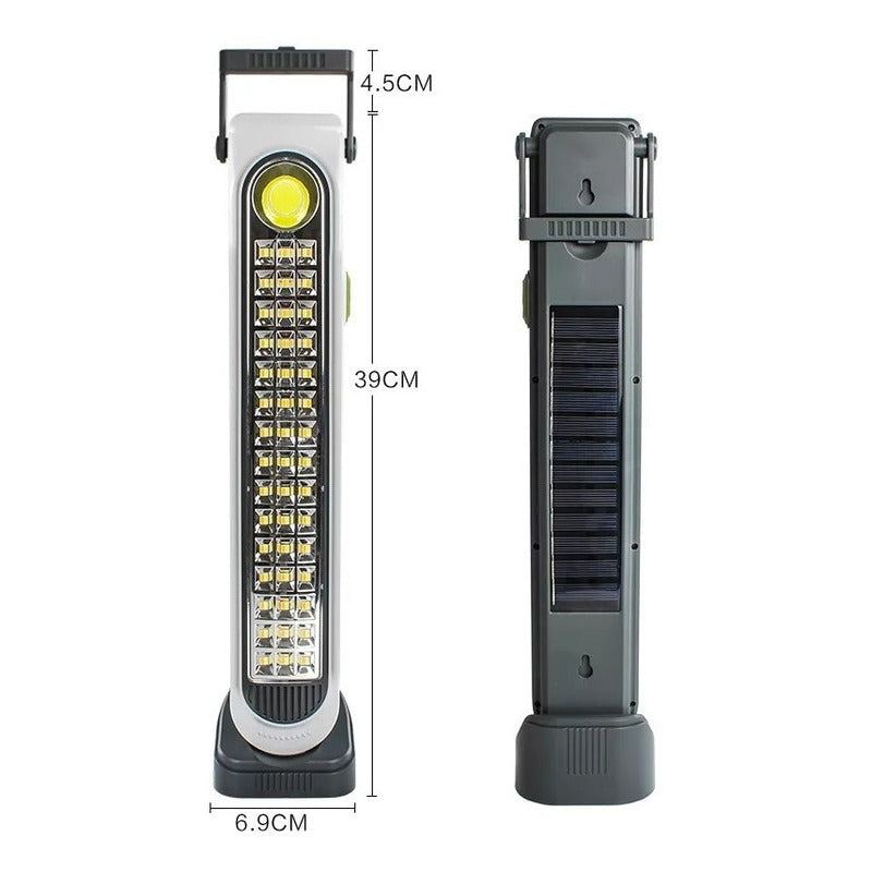 Lámpara Emergencia Solar Luz Led Luz Fria Y Calida