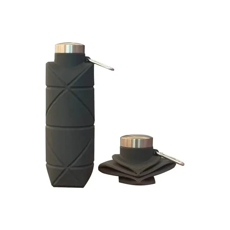 Botella Plegable Deportiva Portátil 100% Silicona Variado