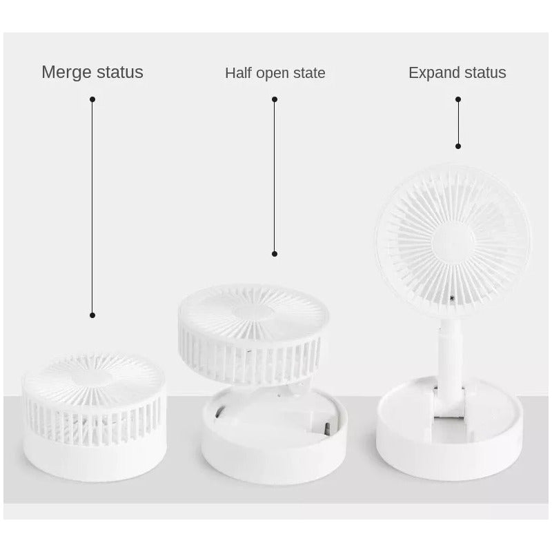 Ventilador Portatil Usb Silencioso Potente Mesa Escritorio