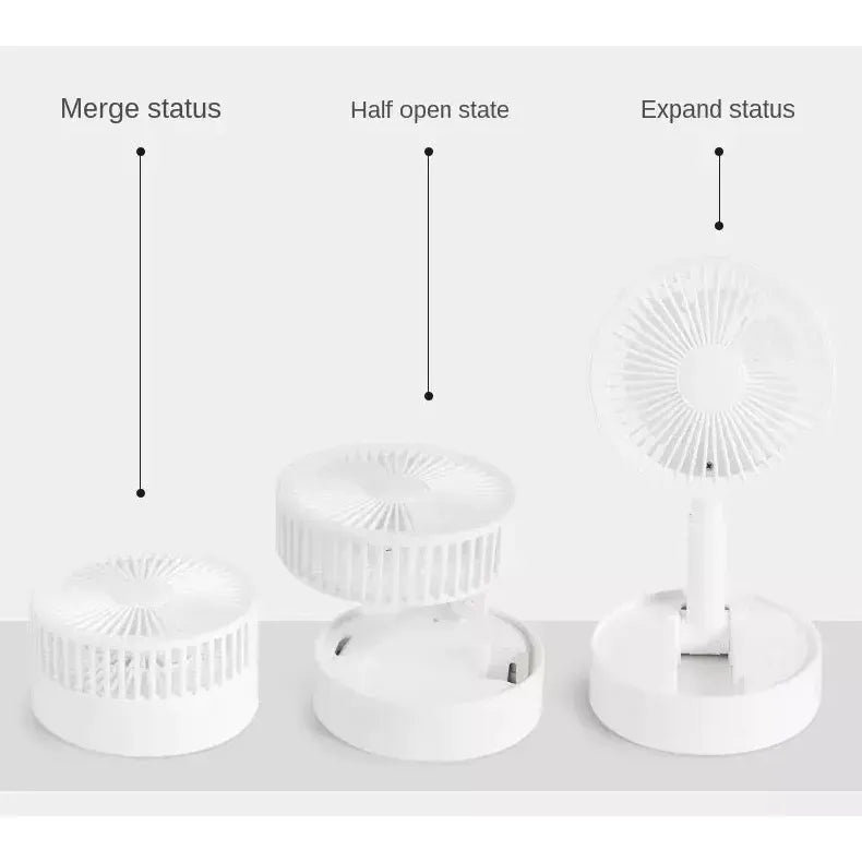 Ventilador De Mesa Escritorio Portatil Usb Silencioso Potent 20 Cm 5w Rosa Plástico 3