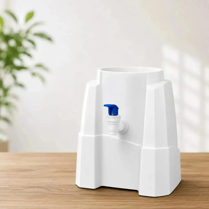 Dispensador Sobre Mesa Plastico Para Agua Bidon Botellon Blanco