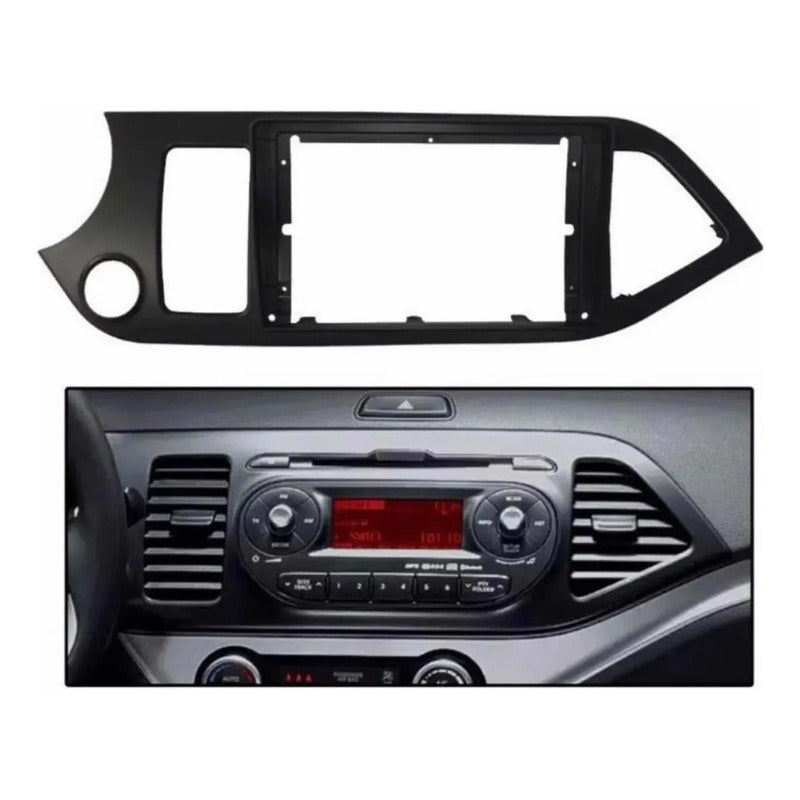 Bisel Adaptador Kia Morning 2012-2015 Para Radio 9 Pulgada