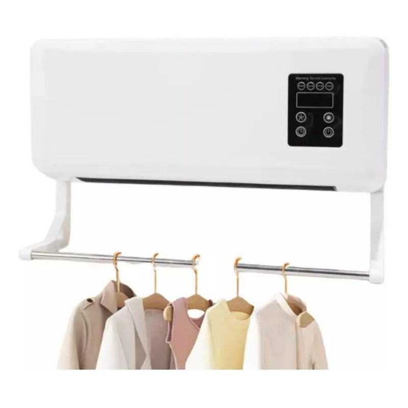 Calefactor Con Secador De Ropa Electrico Calefactor Blanco