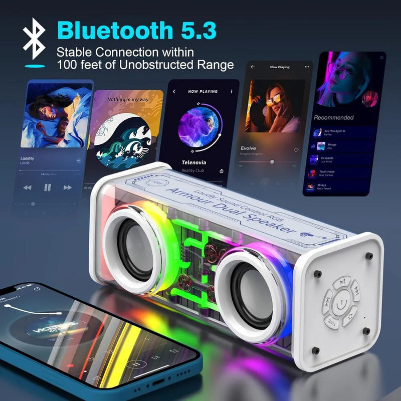 Altavoz Bluetooth Portátil Impermeable Miniwoofer Tws