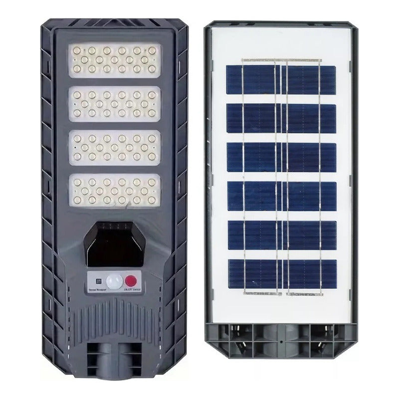 Foco Lampara Solar Led 400w Exterior Sensor Control Carcasa