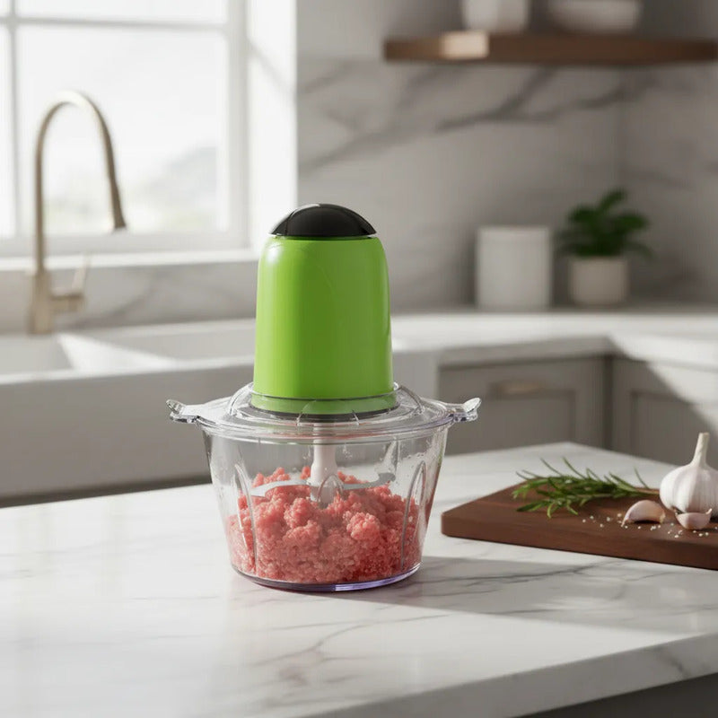 Pica Todo Picador Eléctrico De Verduras, Carnes Y Frutas Blanco