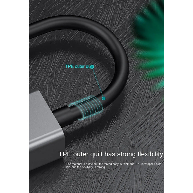 Adaptador Usb C A Rj45 Lan Ethernet Gigabit 10/100/1000mbps