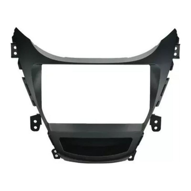 Adaptador Estéreo 2 Din Hyundai Elantra 9  Plástico Negro Negro