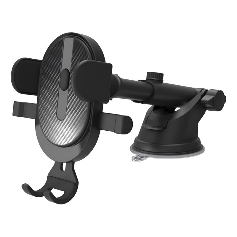 Soporte Celular Auto Porta Teléfono Brazo Ajustable Largo  Negro