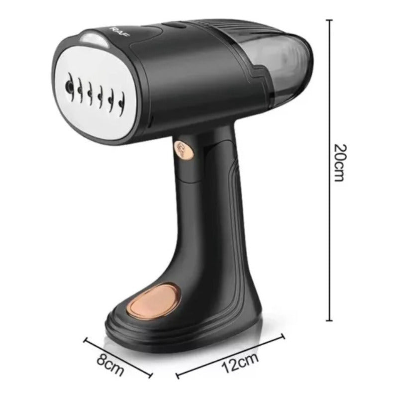 Vaporizador De Prendas Portátil Raf Negro 1500w R-1267w