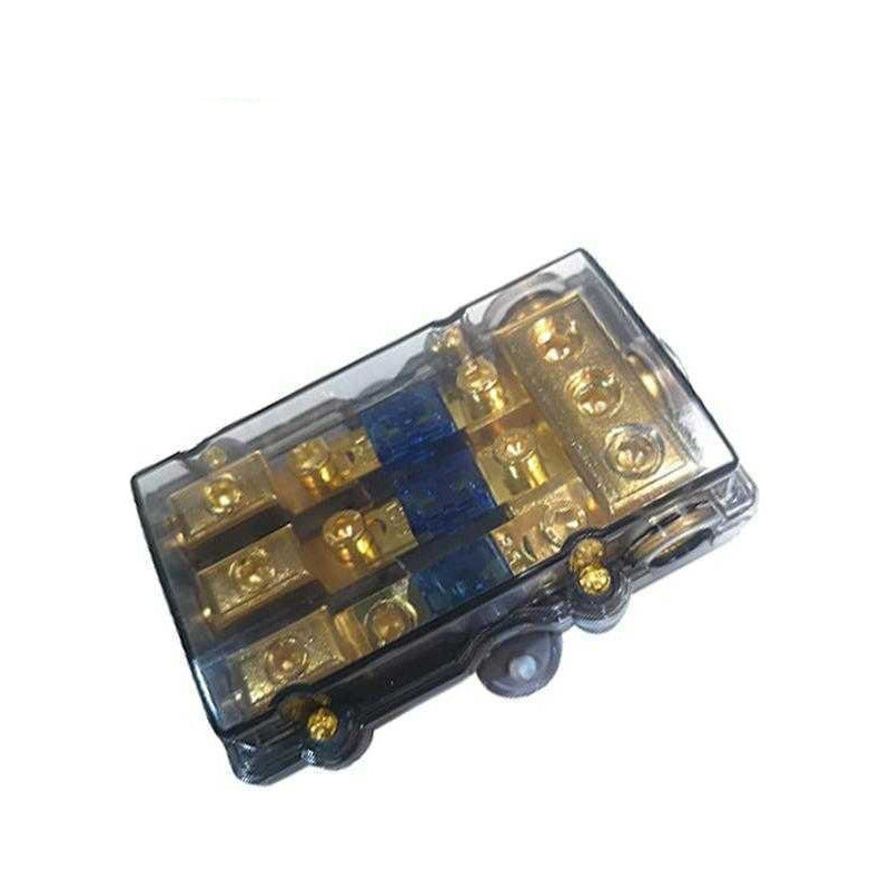 Bloque De Distribución Negativo Portafusibles 3 Vías