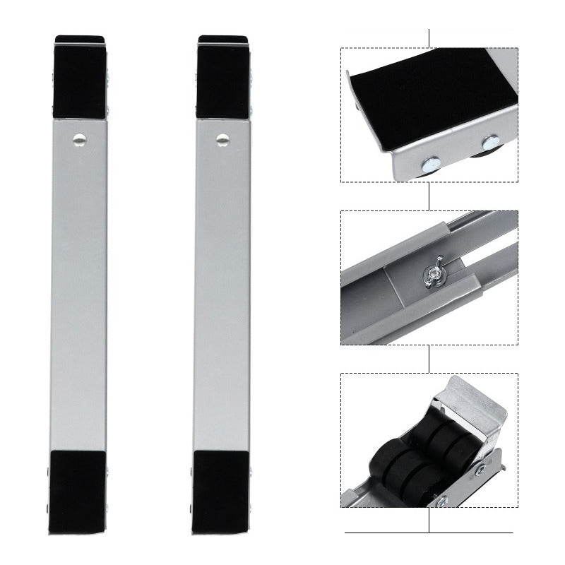 Base Ajustable Soporte Con Ruedas Para Mover Lavadora Nevera