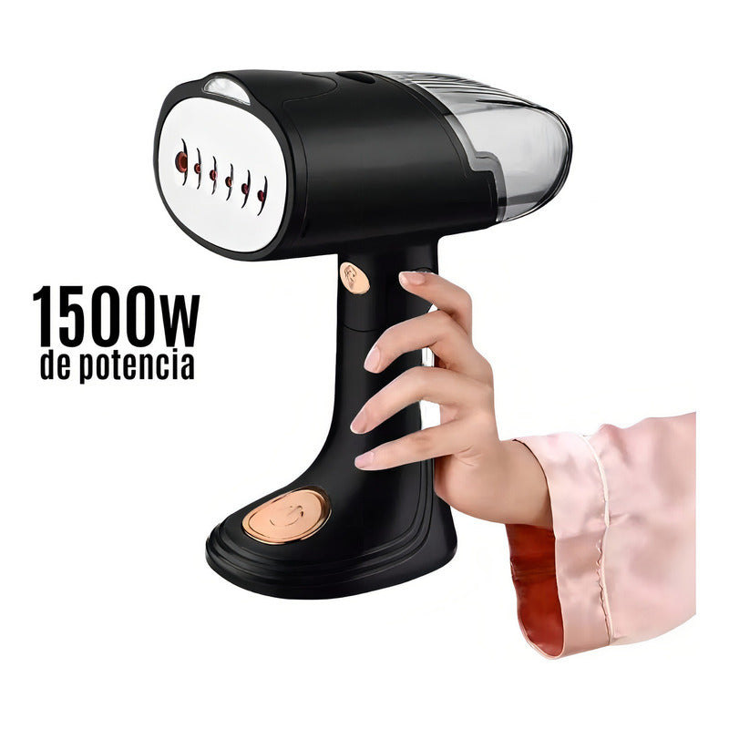 Vaporizador De Prendas Portátil Raf Negro 1500w R-1267w