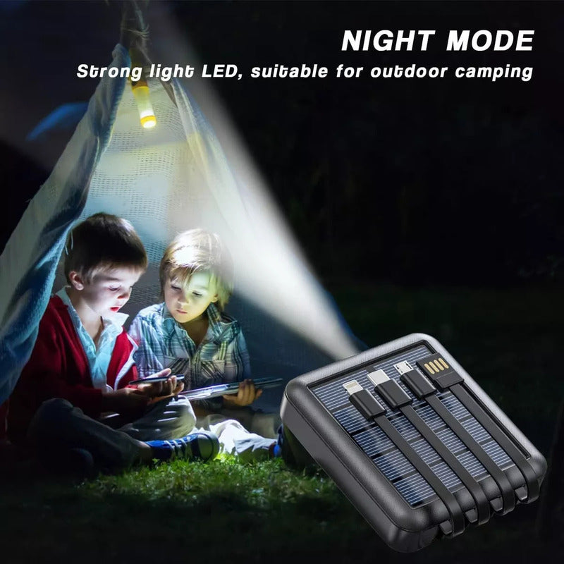 Bateria Portatil Externa 20.000 Mah 2 Usb Solar Powerbank