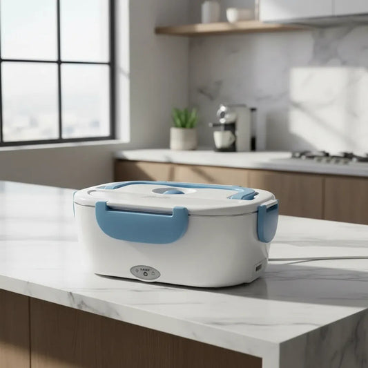 Lonchera Electrica Calentador De Comida Portatil 220v Blanco