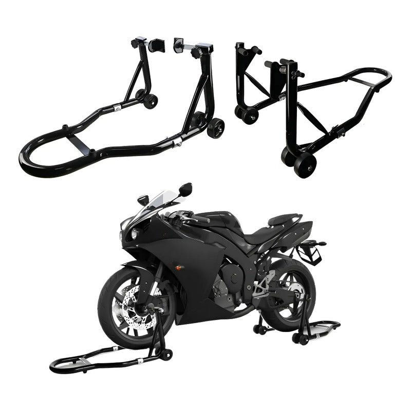 Caballete Para Motos Soporte Elevador Trasero Y Delantero