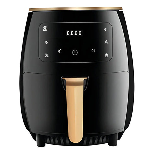 Freidora De Aire Air Fryer De 6 Litros Pantalla Táctil 2400w Color Negro