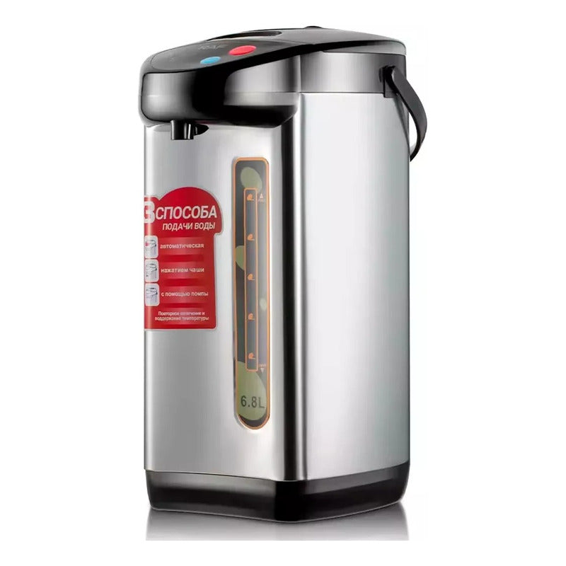 Hervidor 6 Litros Termo Eléctrico Inoxidable  220v Portátil Gris