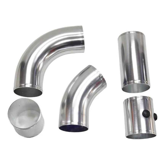 Kit Admisión Universal 3pulga Aluminio Inducción Intake 77mm