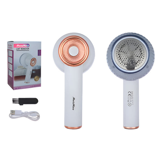 Saca Pelusas Y Motas Recargable Usb Removedor Quita Pelusas Turquesa