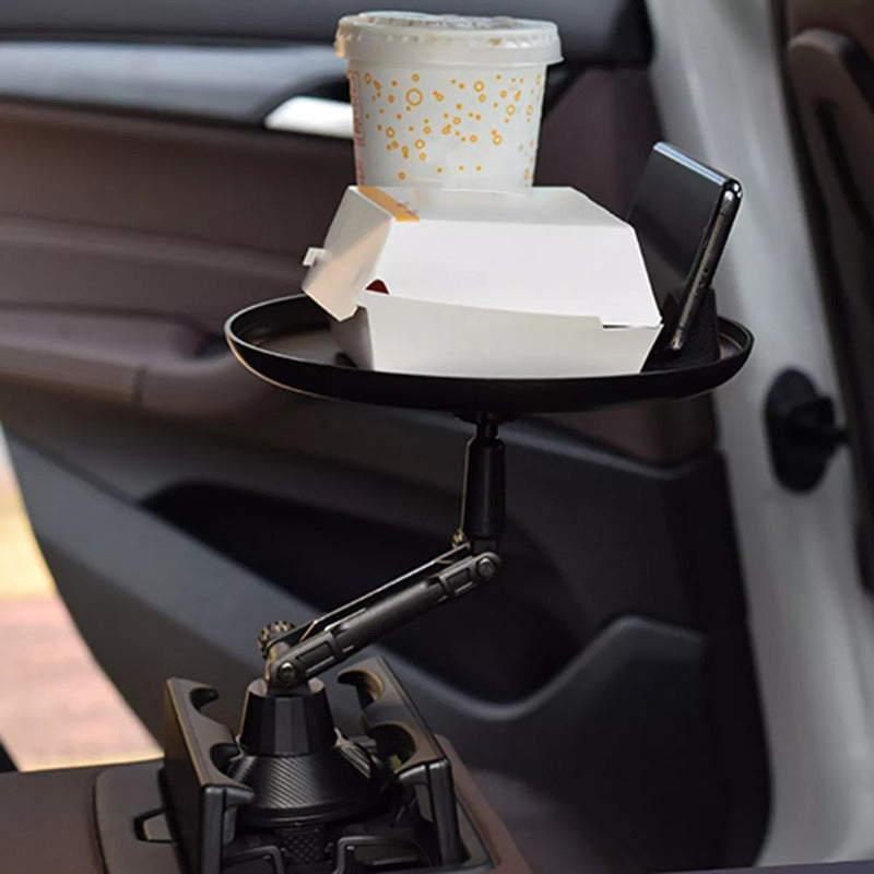 Mesa Bandeja Para Comida Y Porta Vasos Autos Suvs Camionetas Negro