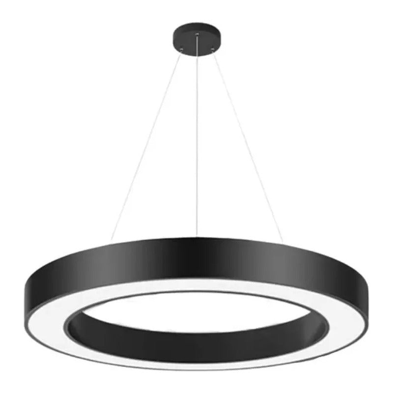 Lámpara Led Colgante Redonda Moderna 60cm 36w Luz Fría