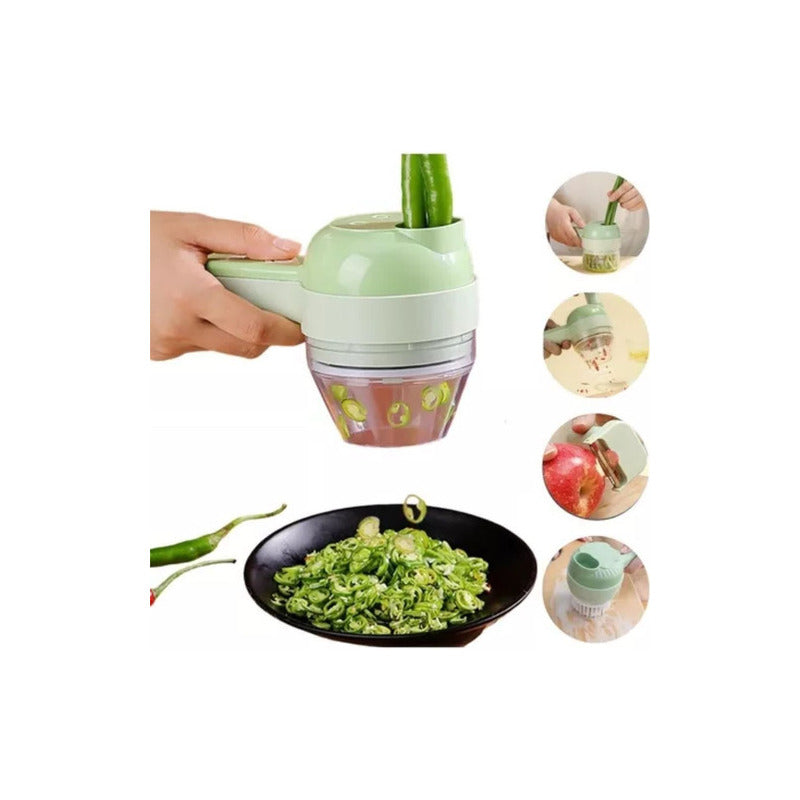 Picador De Vegetales Y Verduras Eléctrico Resistente